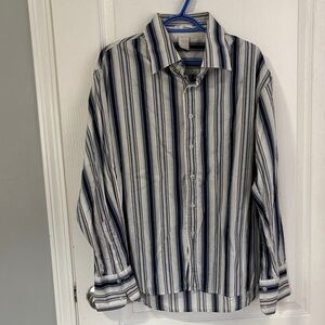 Classic Striped Button-Down Shirt